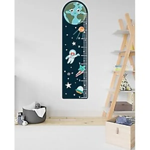 Tilki Dünyası Dünya Uydu ve Astronot Kedi Boy Cetveli