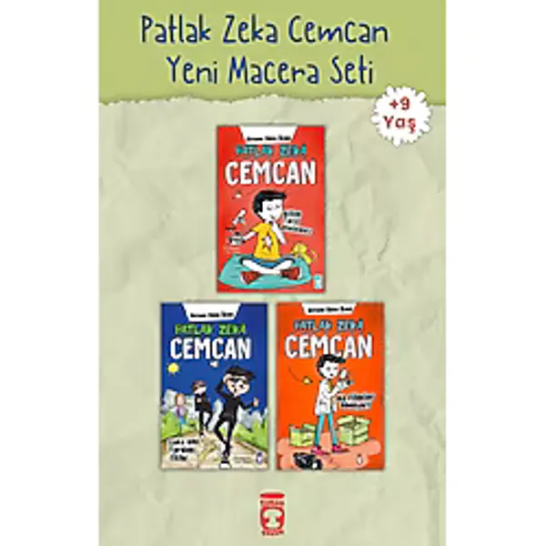 Timaş Çocuk Patlak Zeka Cemcan Yeni Macera Seti (9-12 Yaş) Eğlenceli Günlük & Mizah Kitapları - Birsen Ekim Özen (Timaş Çocuk)