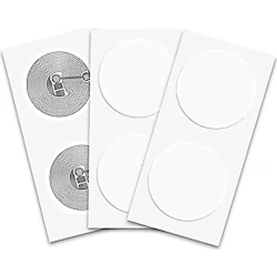 Timeskey NFC 10 Zaman Anahtarı Etiketler NTAG 216 Çıkartma 888 Bytes Bellek, 1 inç Çap Yuvarlak Sticker 216