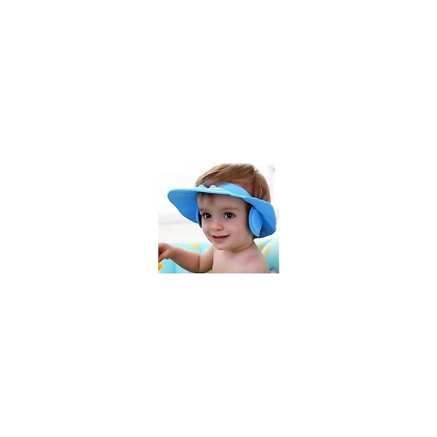 Tineke Bebek Banyo Şapkası -Kulaklıklı Mavi