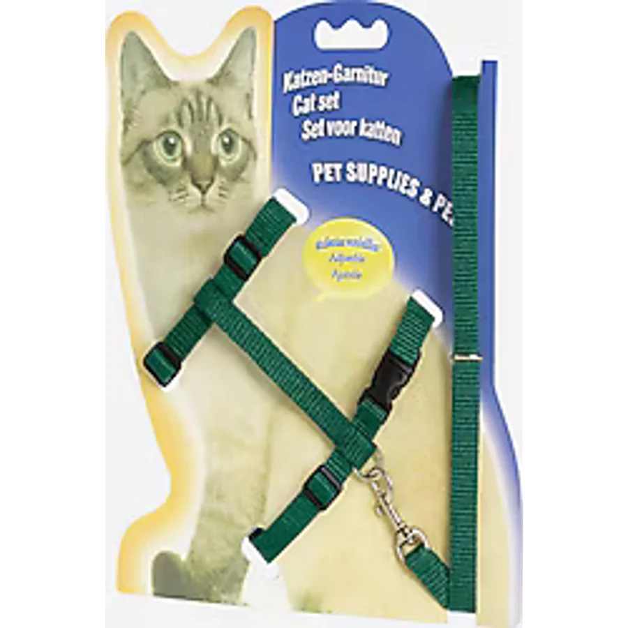Tineke Yeşil Kedi Göğüs Tasması