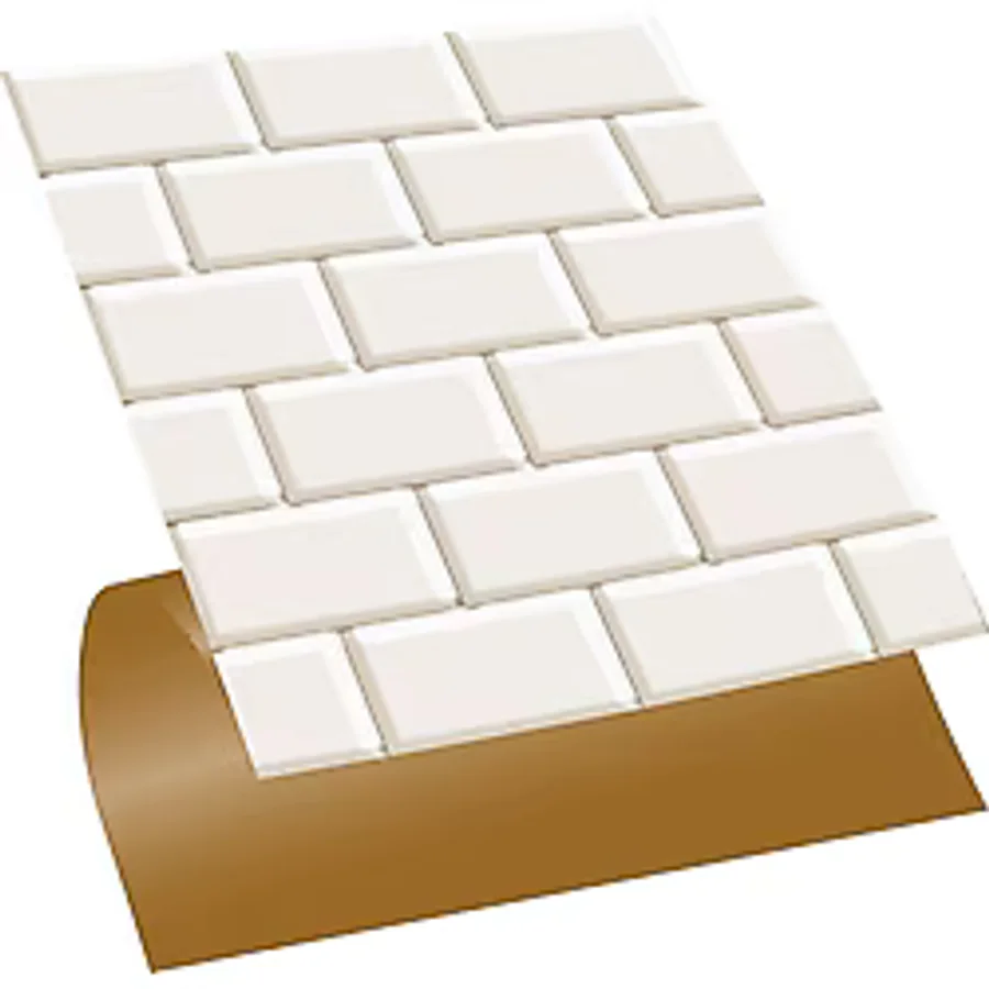 Tink Kendinden Yapışkanlı Metro Karo Desenli Kesilebilir Pvc Karo 30X30 cm (56 Adet) 5m2
