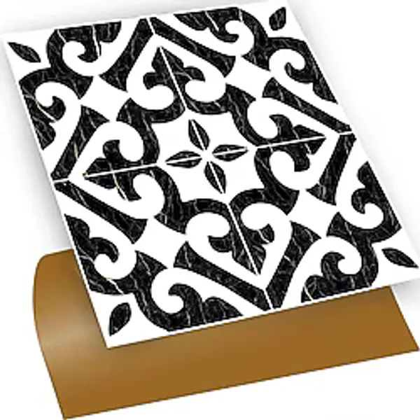 TİNK Kendinden Yapışkanlı Seramik ve Yer Döşemesi Hatayi Desenli Pvc Karo 30x30 cm (56 ADET) 5 m2