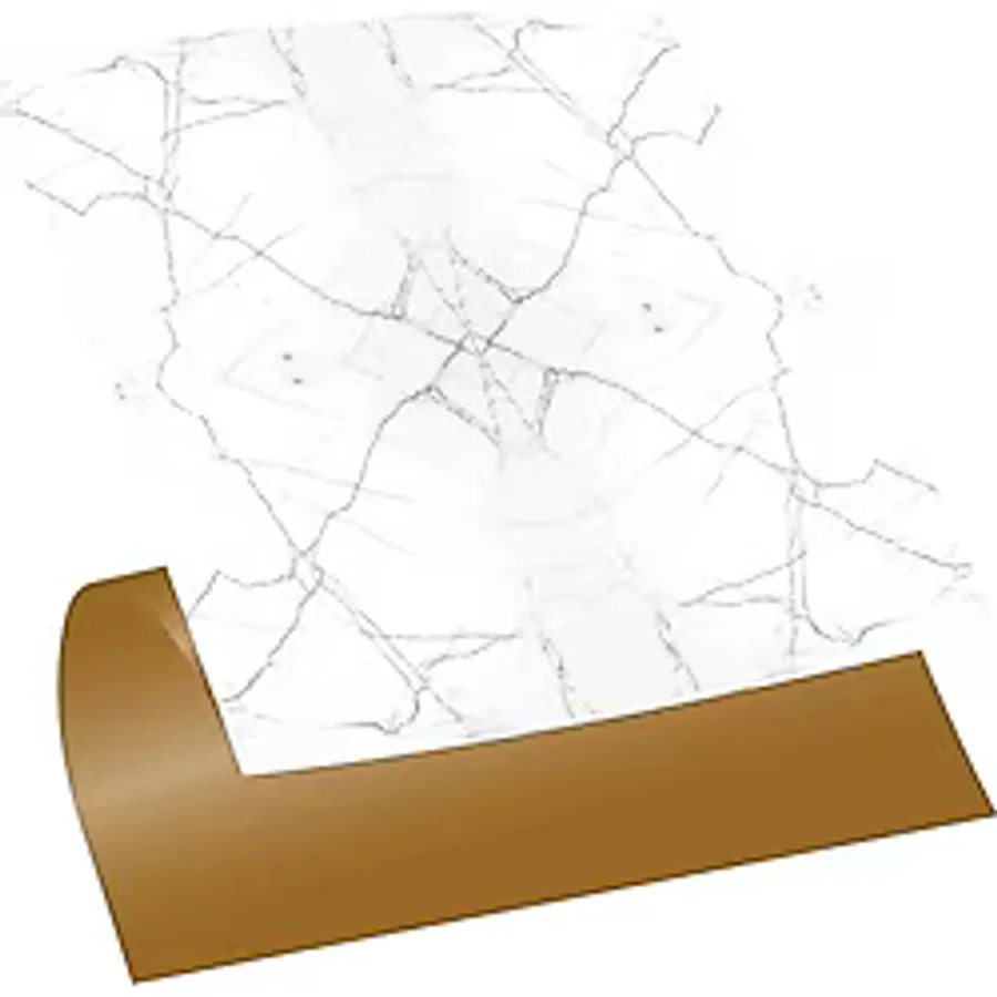 Tink Kendinden Yapışkanlı Zemin Duvar Sticker, Fayans Kaplama PVC Karo Mermer 010 Desenli 30x30 cm (4 Adet / 0,36 m2)