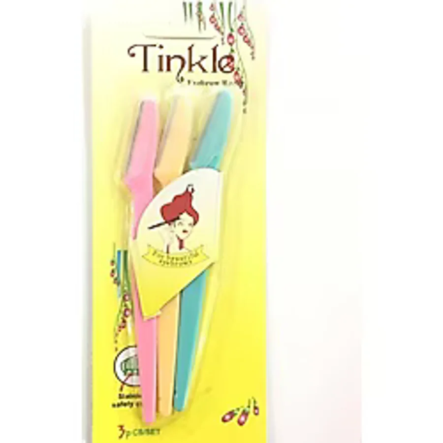 Tinkle Kaş Usturası 3 Lü - Siyah