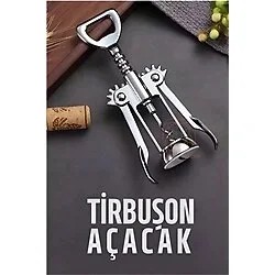 Tirbuşon Şarap Açacağı ve Şişe Açacağı