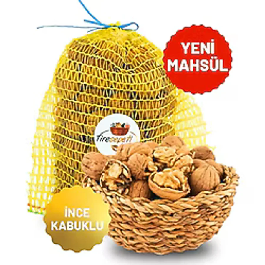 Tiresepeti Doğal Chandler İnce Kabuklu Yerli Ceviz Yeni Mahsül 1 KG