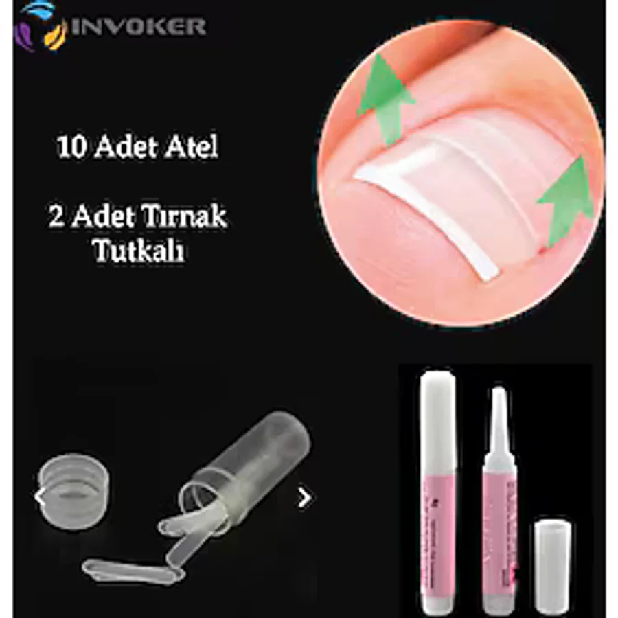 Tırnak Batması Engelleyici Tırnak Düzeltici Yapıştırmalı Batık Tırnak Çıkartıcı Atel