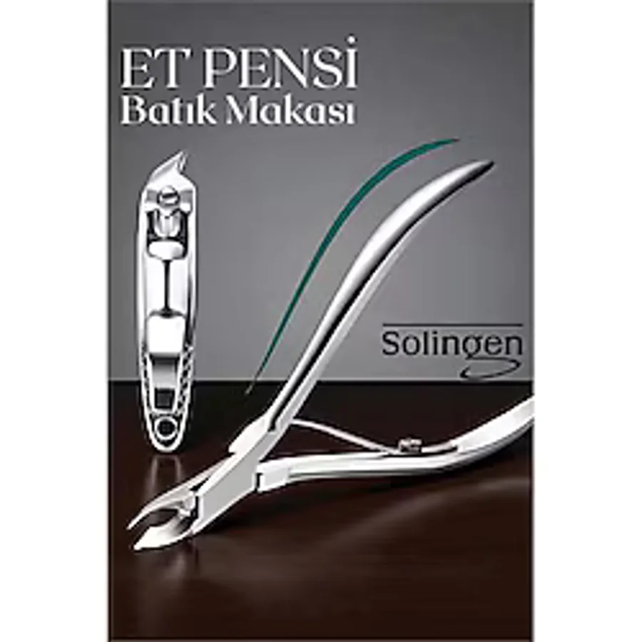 Tırnak Et Pensi - Et Makası - Batık Tırnak Makas Seti Solingen Profesyonel