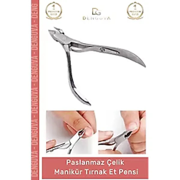 #Tırnakpensi Profesyonel Paslanmaz Çelik Keskin Uçlu Steril Edilebilir Bakım Manikür Tırnak Et Pensi