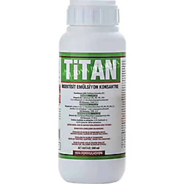 Titan Emülsiyon Konsantre Haşere İlacı 500 Ml Karasinek Hamam Böceği Pire Karınca Kene