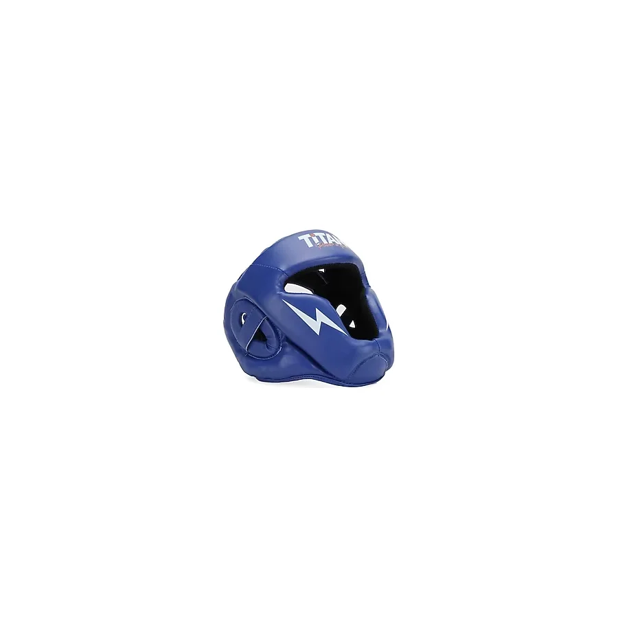Titan Sport Yüz Korumalı Boks Kaskı , Koyu Mavi Model