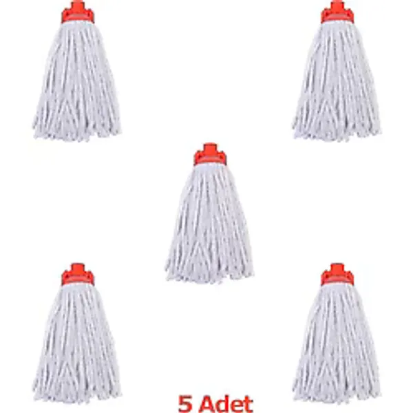 Titiz Ispanyola Yedek Vidali Cotton Mop / Mop Basligi / Paspas Ucu - 5 Adet