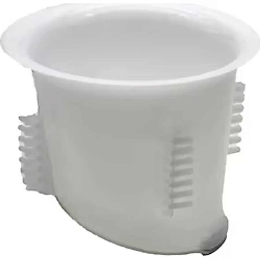 Titiz TP-121 Plastik Wc Matik Tuvalet Kapağı - Tek Kapaklı Koku Önleyici - Beyaz - 1 Adet