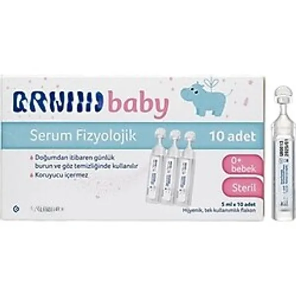TKÇ Baby Serum Fizyolojik 5 ml x 10 Flakon