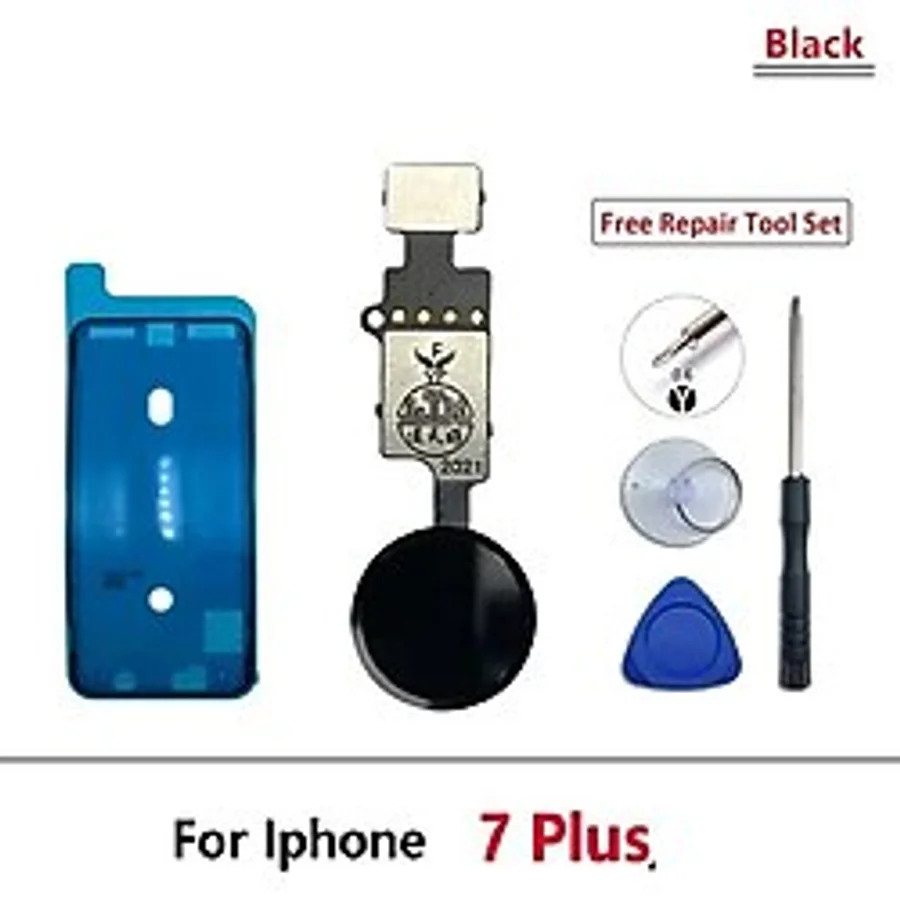 Tkgz iphone 7 PLUS home tuşu Toz Batnı Tamir seti Tıkım SİYAH