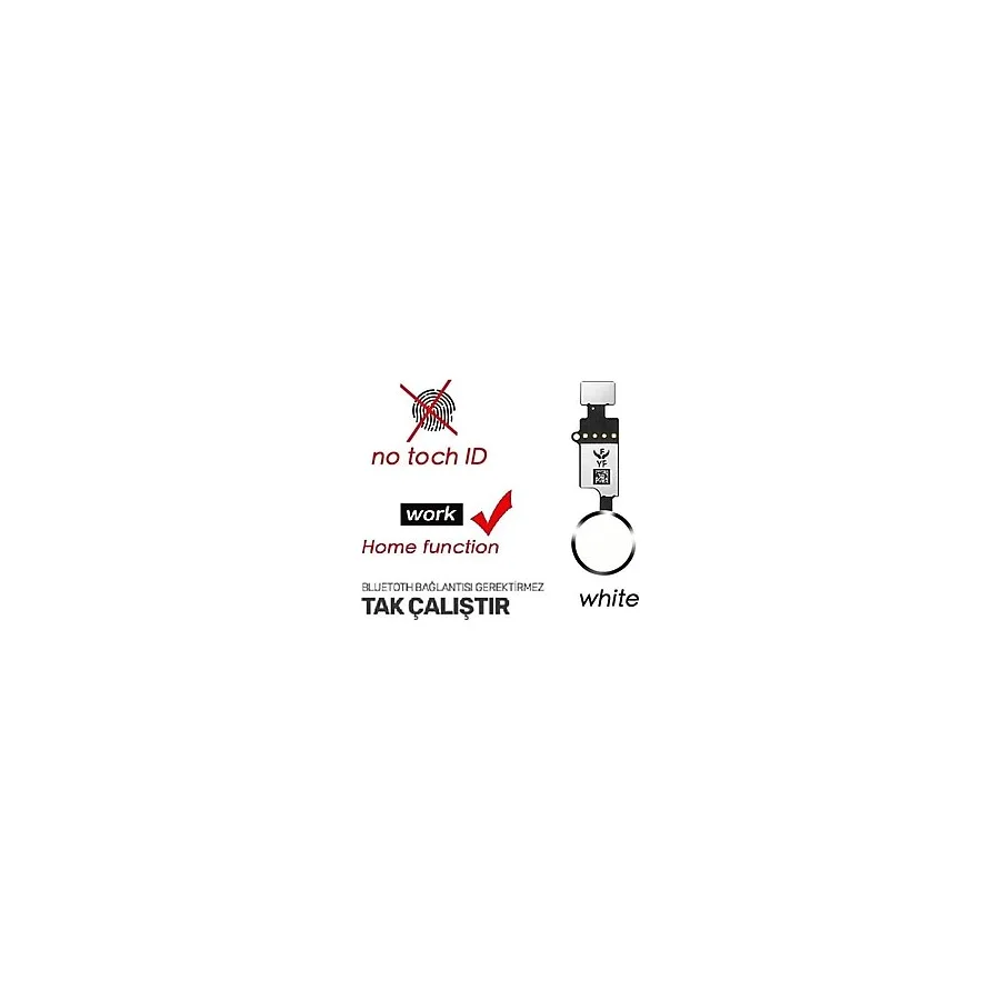 Tkgz İphone 7G Home Tuşu (BEYAZ)