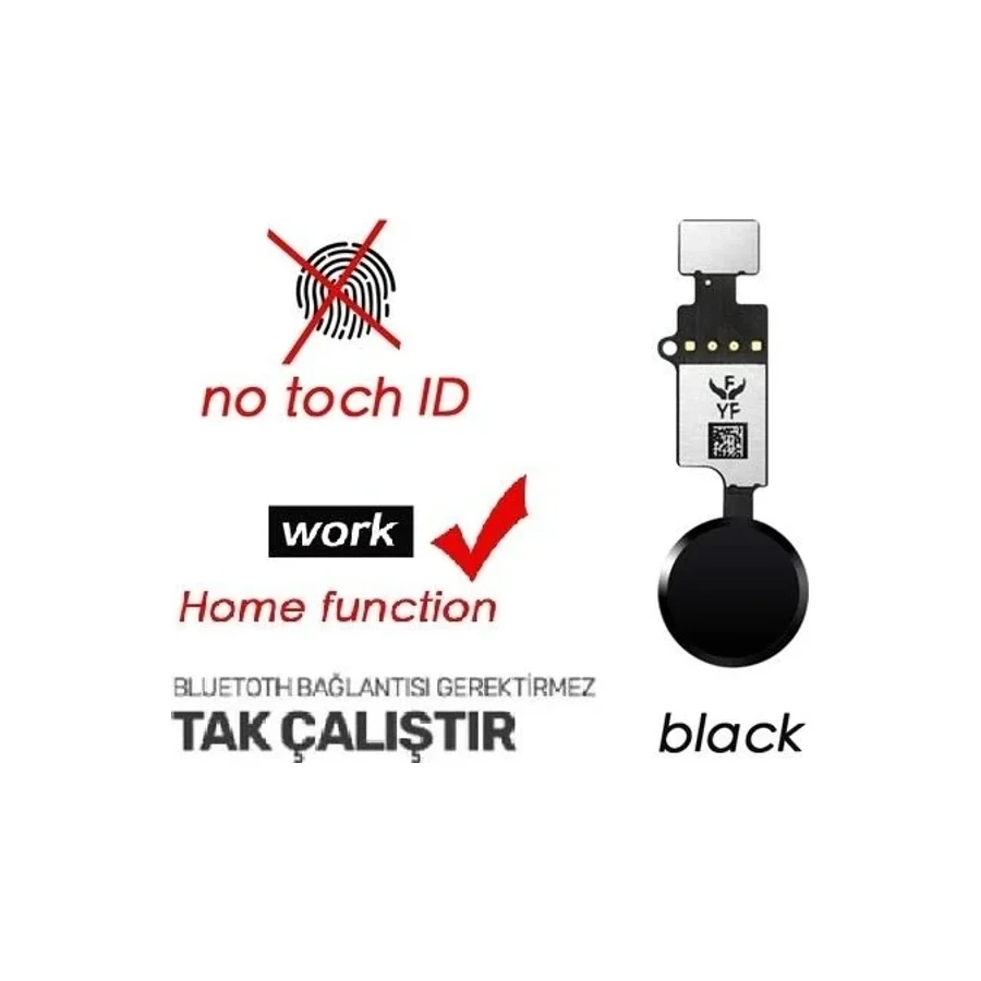Tkgz İphone 7G Home Tuşu (SİYAH)