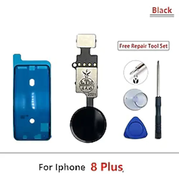 Tkgz iphone 8 PLUS home tuşu Toz Batnı Tamir seti Tıkım SİYAH