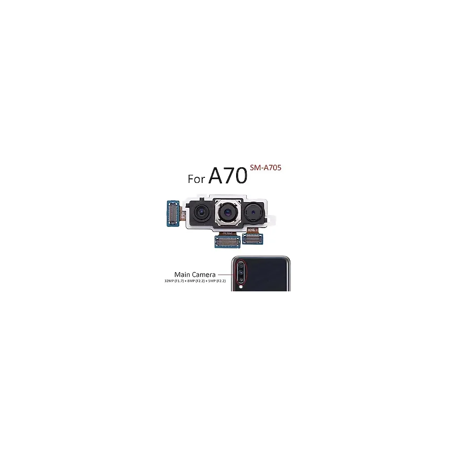 Tkgz Samsung Galaxy A70 Arka Kamera (Orjinal)