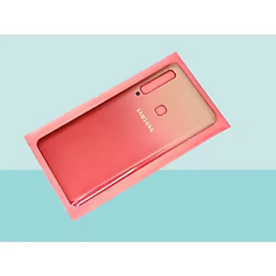 Tkgz - Samsung Galaxy Uyumlu A9 A920 2018 Arka Kapak Batarya Kapağı - Kırmızı Çok Renkli