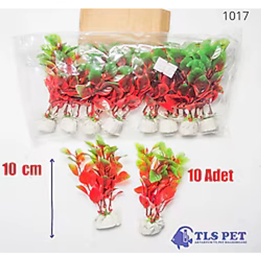 TLS 10LU Yapay Akvaryum Bitkisi Dekoru 1017 10 cm
