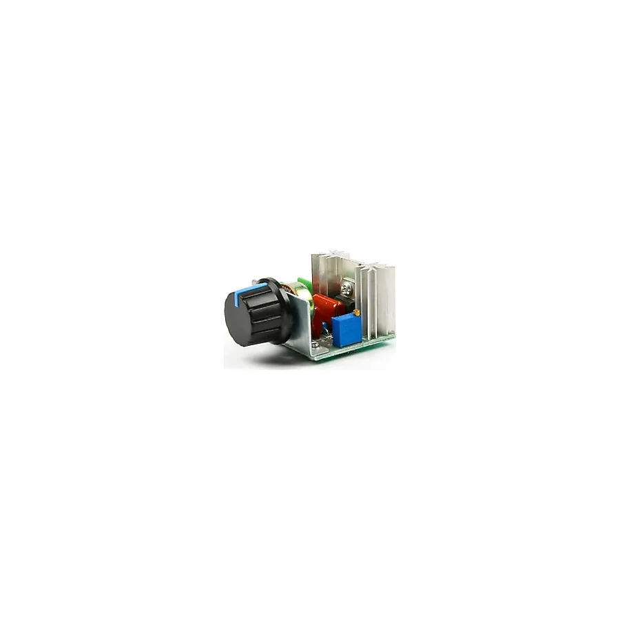 TLS Robotik 2000W Yüksek Güçlü Gerilim/Voltaj Regülatör Motor Hız Kontrol Cihazı 50-220V 25A