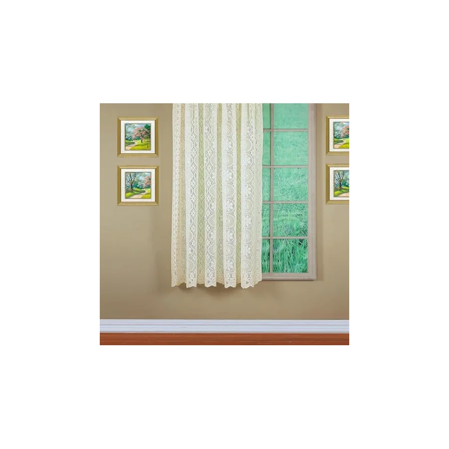 Today's Curtain Hopewell Premium Dantel Panel 160 cm, Krem, 58 G x 63 U