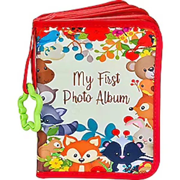 ToddleBee Bebek Fotoğraf Albümü - Yumuşak Bebek Kitabı İlk Yıl Bebek Fotoğraf Kitabı Ormanlık Hayvanlarla İlk Fotoğraf Kitabım - Bebek Albümü Hafıza Albümü Bebek Duş İçin 4x6 Resim Tutar