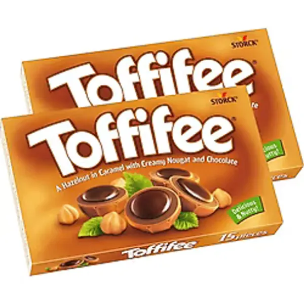 Toffifee 2'li Kutu Çikolata 250 gr Karamelli Lezzet ile Tatlandırılmış Atıştırmalık