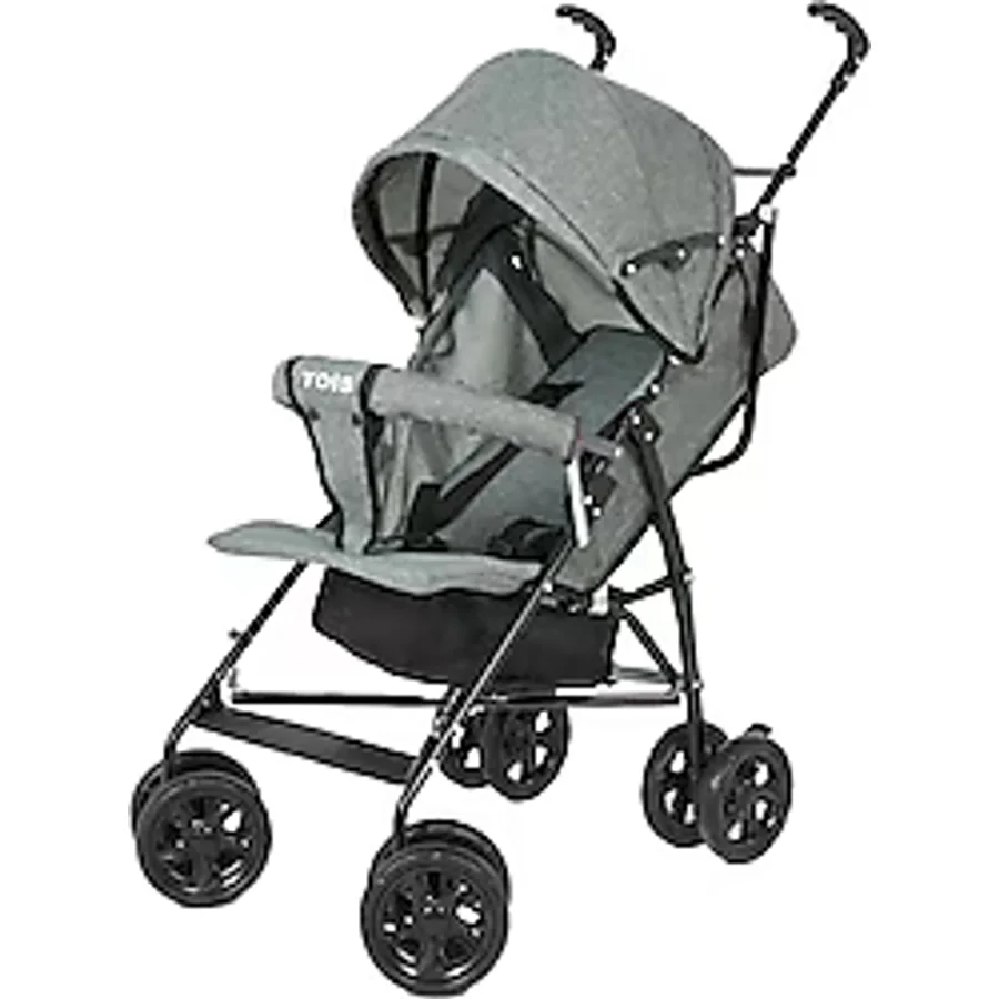 Tois Baby Atlas Tam Yatar Gri Baston Bebek Arabası