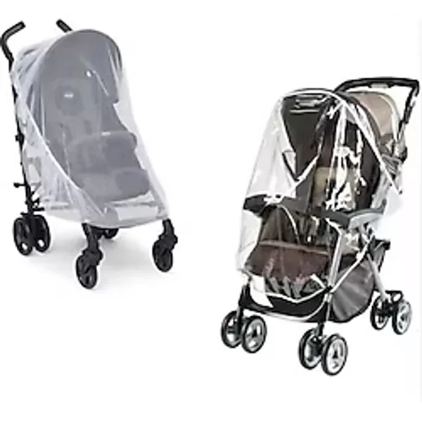 Tois Baby Bebek Arabası Puset Yağmurluk Sineklik Kış Yaz Örtü Beyaz
