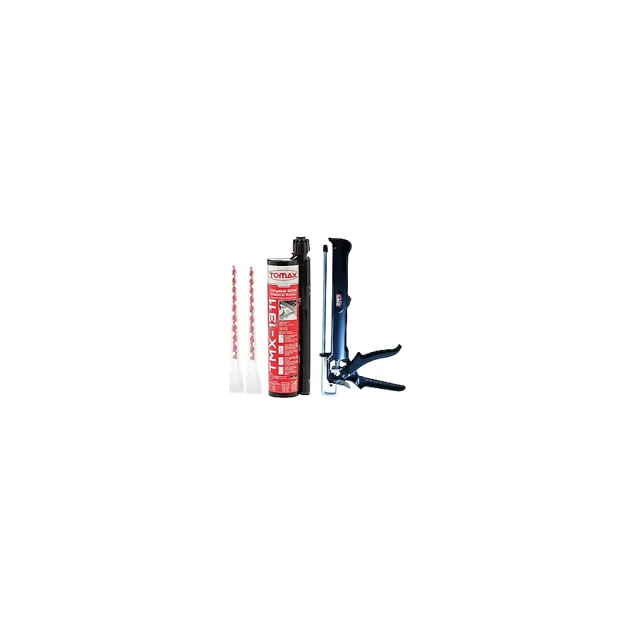 Tomax TMX-1311 Epoksi Kimyasal Dübel 345 ML + Sert Plastik Tabancası