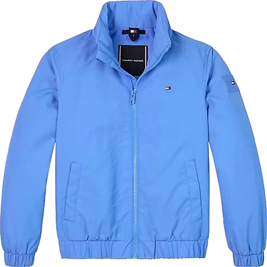 Tommy Hilfiger Essential Jacket Erkek Çocuk Ceket, Mavi, 74