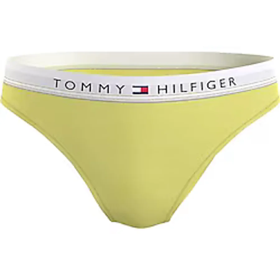 Tommy Hilfiger Kadın Bikini (Ext Sizes) İç Giyim, Yellow, Medium