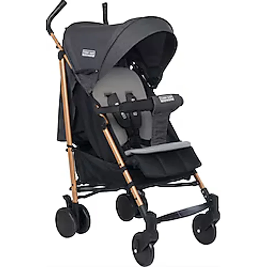 Tommybaby Luppo Gold Tam Yatar Antrasit Baston Bebek Arabası