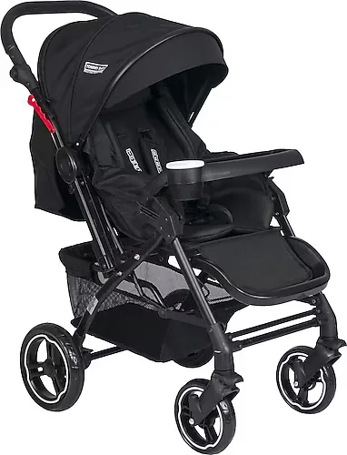 Tommybaby Tornado Plus Black Çift Yönlü Bebek Arabası