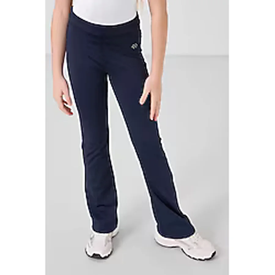 Tommylife İndigo Esnek Standart Fit Basic Performans İspanyol Paça Kız Çocuk Tayt - 75193