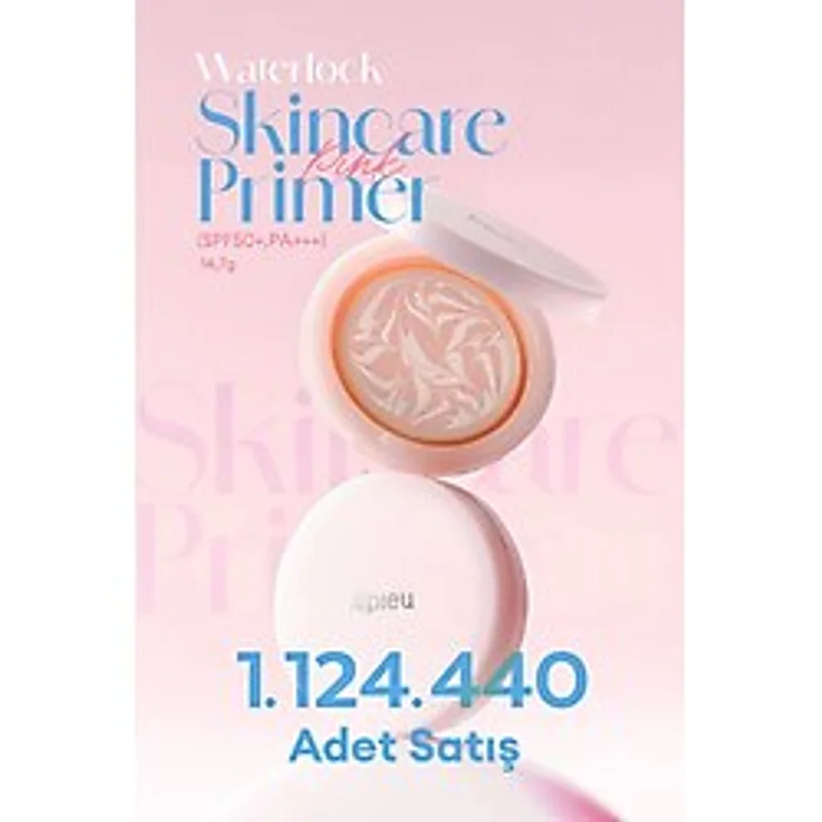Ton Eşitleyici Aydınlatıcı & Nemlendirici Makyaj Bazı Cushion A'PIEU Waterlock Skin Care Primer Pink