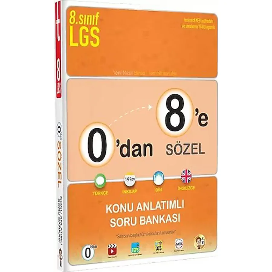 Tonguç Akademi 0'dan 8'e Sözel Konu Anlatımlı Soru Bankası