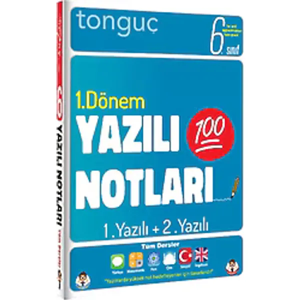 Tonguç Akademi 6. Sınıf Yazılı Notları 1. Dönem 1. ve 2. Yazılı