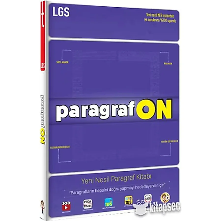 Tonguç Akademi 8. Sınıf LGS Paragrafon