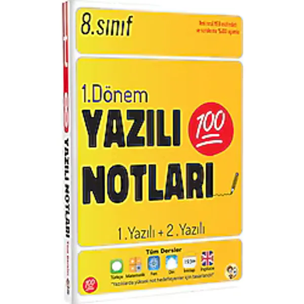 Tonguç Akademi 8. Sınıf LGS Yazılı Notları 1. Dönem 1. ve 2. Yazılı
