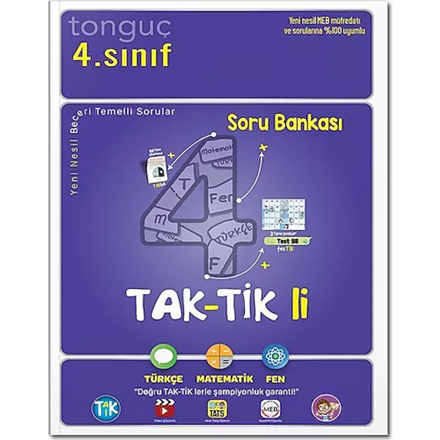 Tonguç Akademi Taktikli 4. Sınıf Soru Bankası