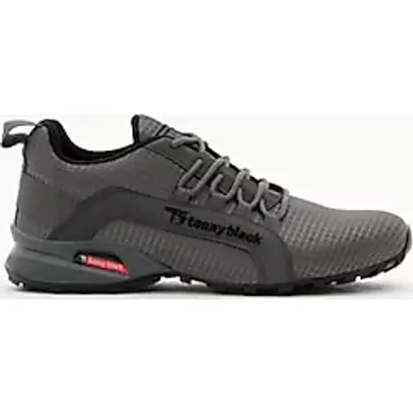 Tonny Black Rahat Kalıp Termo Taban Bağcıklı Sneaker, 37, TBPS005, Füme, Erkek
