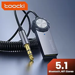 Toocki Bluetooth Araç Kiti 5.1 Navigasyon Destekli Hi-fi Ses