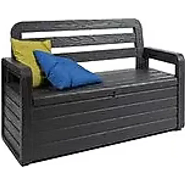 TOOMAX Panchina Foreverspring Bench Antrasit Bahçe Dolabı