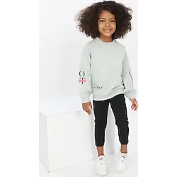 Toontoy Kız Bebek Believe Baskılı Sweatshirt