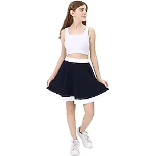 Toontoy Kız Çocuk Etek Lacivert 12-13 YAŞ