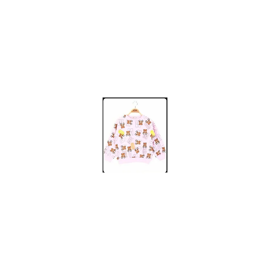 Toontoy Kız Çocuk Harf Baskılı Sweatshirt - 8 Yaş - Pembe